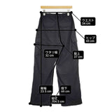 DoCLASSE 31758-090 ナイロン サイズ11 カーゴパンツ ブラック レディース ドゥクラッセ【中古】6-0713G∞