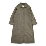 MHL. UNIFORM COTTON LINEN TWILL コートワンピース 595-2158502 コート カーキ レディース エムエイチエル【中古】6-0510M∞