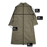 MHL. UNIFORM COTTON LINEN TWILL コートワンピース 595-2158502 コート カーキ レディース エムエイチエル【中古】6-0510M∞