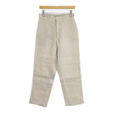 YOUNG & OLSEN リネン Y02101-PT002 パンツ ベージュ キナリ レディース ヤングアンドオルセン【中古】6-0510M∞