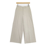 DRESSTERIOR 085-66081 ドライオックスワイドパンツ 定価22400円 パンツ ベージュ レディース ドレステリア【中古】6-0510M∞
