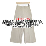 DRESSTERIOR 085-66081 ドライオックスワイドパンツ 定価22400円 パンツ ベージュ レディース ドレステリア【中古】6-0510M∞