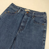 YANUK ×金子綾 ハイライズスリムテーパード サイズ25 57183507 デニムパンツ ブルー レディース ヤヌーク【中古】6-0713G∞