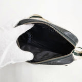 FRED PERRY Classic Side Bag 定価15400円 L8258 ショルダーバッグ ダークグリーン ユニセックス フレッドペリー【中古】6-0712G∞