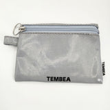 TEMBEA FLAT POUCH SMALL 小物入れ ポーチ ブルーグレー ユニセックス テンベア【中古】6-0527G∞