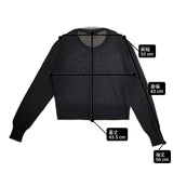 Demi-Luxe BEAMS 68-15-0156-551 シルク100％ カーディガン ブラック レディース デミルクス ビームス【中古】6-0510M∞