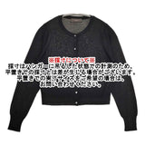 Demi-Luxe BEAMS 68-15-0156-551 シルク100％ カーディガン ブラック レディース デミルクス ビームス【中古】6-0510M∞