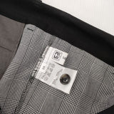 MICHEL KLEIN グレンチェック センタープレススラックス パンツ グレー レディース ミッシェルクラン【中古】6-0713G∞