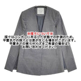 NEMIKA 未使用品 レリアン ストライプ ポンチョ ジャケット グレー レディース ネミカ【中古】6-0713M∞