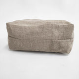 fog linen work リトアニア製 リネン レザーハンドル トートバッグ ベージュ レディース フォグリネンワーク【中古】6-0712G∞