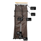 ESTNATION フェイクレザー フレア 定価26400円 サイズ36 パンツ ブラウン レディース エストネーション【中古】6-0820T∞
