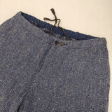 45R/45rpm ホームスパンのコットンツイードのポッポパンツ サイズ32 パンツ ネイビー レディース フォーティーファイブアールピーエム【中古】6-0713G∞