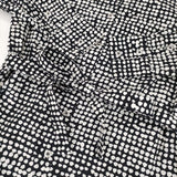 marimekko ドット柄 シャツワンピース サイズ34 ベルト付き ワンピース ブラック ホワイト レディース マリメッコ【中古】6-0810M∞