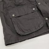 Barbour Bedale OS Wax サイズ36 222MWX1679 オーバーサイズ ビデイル ワックス ジャケット ブラック メンズ バブアー【中古】6-0925T♪