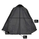 Barbour Bedale OS Wax サイズ36 222MWX1679 オーバーサイズ ビデイル ワックス ジャケット ブラック メンズ バブアー【中古】6-0925T♪