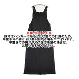 THOUSAND MILE/GENE HEAVENS ナイロン サロペットスカート TM231NP50162 ノースリーブ ワンピース ブラック レディース サウザンドマイル/ジーンヘブンズ【中古】6-0810M∞