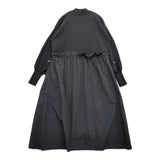 ROSE BUD ニットドッキングワンピース 定価11990円 6004240118 ワンピース 24AW ブラック レディース ローズバッド【中古】6-0523M∞