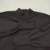 ROSE BUD ニットドッキングワンピース 定価11990円 6004240118 ワンピース 24AW ブラック レディース ローズバッド【中古】6-0523M∞