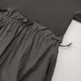 ROSE BUD ニットドッキングワンピース 定価11990円 6004240118 ワンピース 24AW ブラック レディース ローズバッド【中古】6-0523M∞