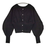 ROSE BUD 2WAYクロップドカーディガン 6003122006 カーディガン ブラック レディース ローズバッド【中古】6-0810M∞