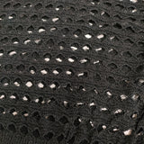 ROSE BUD メッシュニット 6003114012 ニット ブラック レディース ローズバッド【中古】6-0709G◎