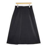 ZARA 2タックスカート ポリエステル サイズL ロングスカート ブラック レディース ザラ【中古】6-0810M∞