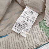 mina perhonen one day シルクウール wa5101 サイズ38 ギャザー ロングスカート ライトベージュ レディース ミナペルホネン【中古】6-0320M♪