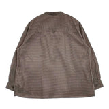 MHL. TINY GINGHAM COTTON SHIRT プルオーバーシャツ コットン 定価20900円 595-2153509 長袖シャツ ブラウン ブラック レディース エムエイチエル【中古】6-0810M∞