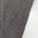 MHL. TINY GINGHAM COTTON SHIRT プルオーバーシャツ コットン 定価20900円 595-2153509 長袖シャツ ブラウン ブラック レディース エムエイチエル【中古】6-0810M∞