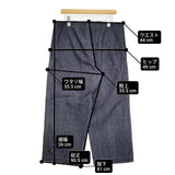 Y's ワイドデニムパンツ YV-P19-008 デニムパンツ ネイビー レディース ワイズ/Yohji【中古】6-0520G∞