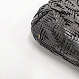 HAMANO 濱野皮革工藝 レザー ハンドバッグ ロイヤルモデル メッシュ トートバッグ ブラック レディース ハマノ【中古】6-0712G∞