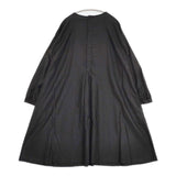 Conges payes 丸襟 キュプラコットン ワンピース ブラック レディース コンジェ ペイエ【中古】6-0810M∞