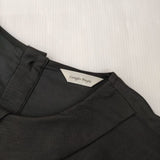 Conges payes 丸襟 キュプラコットン ワンピース ブラック レディース コンジェ ペイエ【中古】6-0810M∞