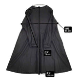 Conges payes 丸襟 キュプラコットン ワンピース ブラック レディース コンジェ ペイエ【中古】6-0810M∞