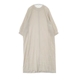 evam eva E231T101 cotton one piece 定価38500円 日本製 ワンピース ベージュ レディース エヴァムエヴァ【中古】6-0507M∞