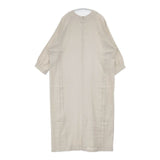 evam eva E231T101 cotton one piece 定価38500円 日本製 ワンピース ベージュ レディース エヴァムエヴァ【中古】6-0507M∞