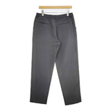 evam eva cotton double tuckPT 定価30800円 E201T011 日本製 サイズ2 パンツ グレー レディース エヴァムエヴァ【中古】6-0810G∞