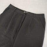 evam eva cotton double tuckPT 定価30800円 E201T011 日本製 サイズ2 パンツ グレー レディース エヴァムエヴァ【中古】6-0810G∞