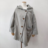 Vivienne Westwood Red Label 変形デザイン フーデッドコート オーブ サイズ2 コート グレー レディース ヴィヴィアンウエストウッドレッドレーベル【中古】6-0914T♪