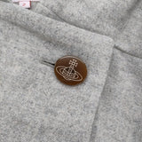 Vivienne Westwood Red Label 変形デザイン フーデッドコート オーブ サイズ2 コート グレー レディース ヴィヴィアンウエストウッドレッドレーベル【中古】6-0914T♪