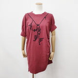 Vivienne Westwood Red Label CHOICE 変形 ギャザーTシャツ チュニック コットン サイズ2 70101M 16-77-22002 半袖Ｔシャツ カットソー レッド レディース ヴィヴィアンウエストウッドレッドレーベル【中古】6-0525S◎