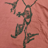 Vivienne Westwood Red Label CHOICE 変形 ギャザーTシャツ チュニック コットン サイズ2 70101M 16-77-22002 半袖Ｔシャツ カットソー レッド レディース ヴィヴィアンウエストウッドレッドレーベル【中古】6-0525S◎