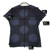 Vivienne Westwood Red Label ドット オーブ刺繍 半袖Ｔシャツ カットソー ブラック ネイビー レディース ヴィヴィアンウエストウッドレッドレーベル【中古】6-0615S∞