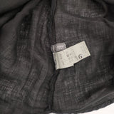 nest Robe リネンガーゼギャザースリーブブラウス 01242-1521 ブラウス シャツ 24SS ブラック レディース ネストローブ【中古】6-0507M∞