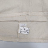 bulle de savon コットンウール ハイネックプルオーバー カットソー 定価8800円 長袖Ｔシャツ カットソー ロンＴ ベージュ レディース ビュルデサボン【中古】6-1003T∞