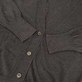 MARGARET HOWELL 578-2264001 LONG STAPLE COTTON KNIT 日本製 カーディガン 22AW ネイビー レディース マーガレットハウエル【中古】6-0810M∞