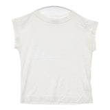 MARGARET HOWELL FINE COTTON JERSEY 578-1168005 半袖Ｔシャツ カットソー ホワイト レディース マーガレットハウエル【中古】6-0615S∞