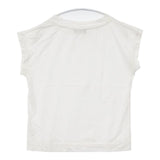MARGARET HOWELL FINE COTTON JERSEY 578-1168005 半袖Ｔシャツ カットソー ホワイト レディース マーガレットハウエル【中古】6-0615S∞