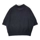 MARGARET HOWELL 578-2162003 COTTON HEMP 半袖 セーター ニット ブラック レディース マーガレットハウエル【中古】6-0507M∞