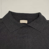 MARGARET HOWELL 578-2162003 COTTON HEMP 半袖 セーター ニット ブラック レディース マーガレットハウエル【中古】6-0507M∞